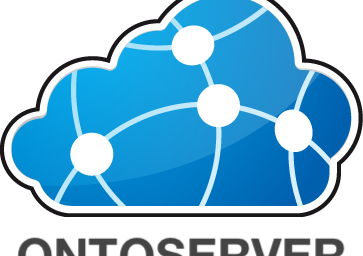 Ontoserver image which is blue and cloud shaped with connective dots inside the cloud